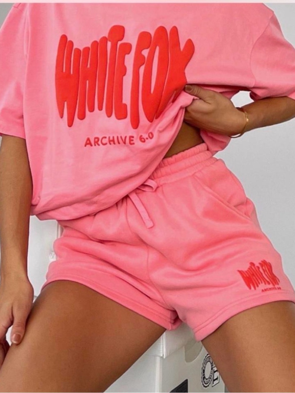 White Fox Boutique Archive 6.0 Lounge Shorts Pink EUC Size L